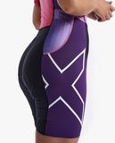  Bộ Quần Áo Ba Môn Phối Hợp Nữ 2XU Aero Sleeved Trisuit - Pastel Pink/Acai 