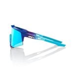  Kính 100% Speedcraft Matte Metallic Into the Fade Blue Topaz Multilayer Mirror Lens 
