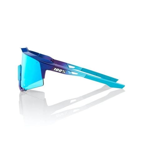 Kính 100% Speedcraft Matte Metallic Into the Fade Blue Topaz Multilayer Mirror Lens
