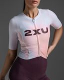  Bộ Quần Áo Ba Môn Phối Hợp Nữ 2XU Light Speedreact Sleeved Trisuit - WHT/POR 
