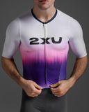  Bộ Quần Áo Ba Môn Phối Hợp Nam 2XU Light Speedreact Sleeved Trisuit - WHT/TRB 