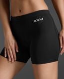  Quần Bó Cơ Nữ 2XU Core Comp Game Day 5" Shorts - BLK/SIL 
