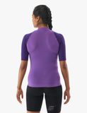  Áo Chạy Địa Hình Nữ Compressport Trail Racing Postural SS Top W - Purple/Lilac 