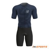  Bộ Quần Áo Ba Môn Nam Compressport Aero SS Trisuit M-Indiogo Print 