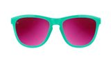  Kính Chạy Bộ Knockaround Premiums Sport - Aquamarine/Fuchsia 