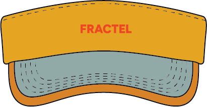 Mũ Chạy Bộ Nửa Đầu Fractel Visor - Saffron