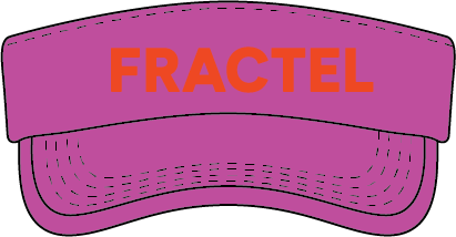 Mũ Chạy Bộ Nửa Đầu Fractel Visor - Raspberry