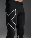  Quần Dài Bó Cơ Nam 2Xu Core Compression - BLK/SIL 