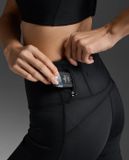  Quần Bó Cơ Nữ 2XU Light Speed Mid-Rise Compression Shorts - BLK/GRF 