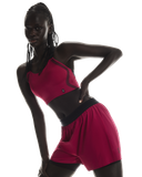  Quần Chạy Bộ Nữ On Running Women's 3" Performance 2/1 Shorts - Grenadine/Black 