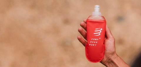 Bình Nước Mềm Compressport Ergoflask 300ml-Red