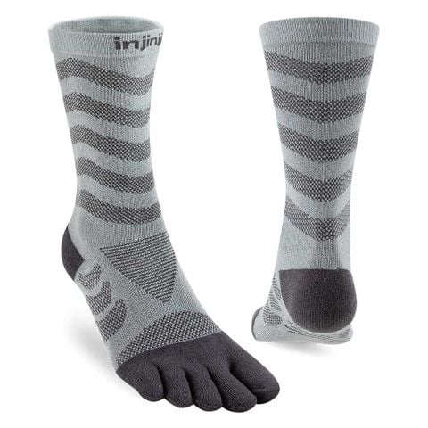 Tất Xỏ Ngón Chạy Đường Dài Injinji Women Ultra Run Crew - Slate