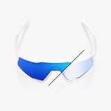  Kính 100% Speedcraft Tròng Đổi Màu - Bastille - Blue Mirror Photochromic 