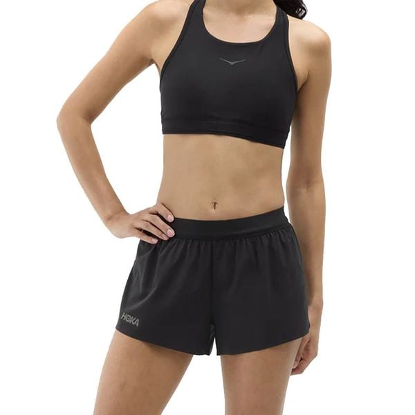 Quần Ngắn Thể Thao Nữ HOKA Race Day Split Short - BLK