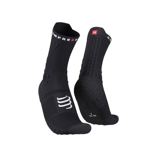 Tất Chạy Trail Compresspot Pro Racing Socks v4.0 Trail - BLACK
