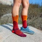  Tất Xỏ Ngón Chạy Địa Hình Injinji Women TRAIL Midweight Crew - Sunset 