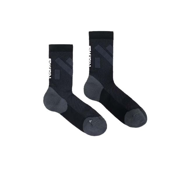 Tất Chạy Bộ NNormal Race Sock Mid-Cut - Black