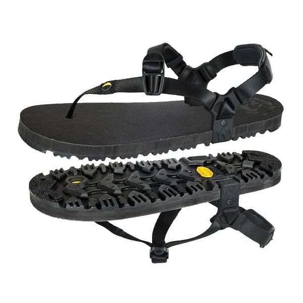 Dép Unisex Luna Sandals Oso Winged Edition - Black