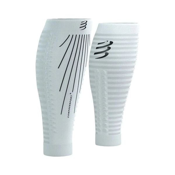 Bó Bắp Chân Compressport R2 Aero-White/Black