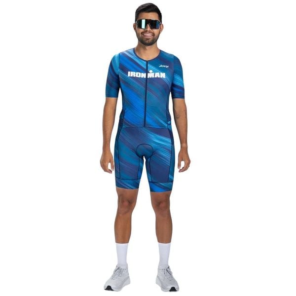 Bộ Quần Áo Ba Môn Nam Zoot Men's Ltd Tri Aero Fz Racesuit - IM Heat