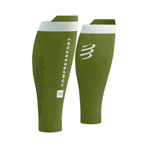 Bó Bắp Chân Compressport Calf R2 3.0-Woodbine/White Refl