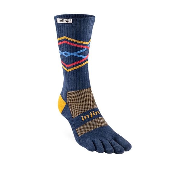 Tất Xỏ Ngón Chạy Địa Hình Injinji Trail Midweight Crew - Denim