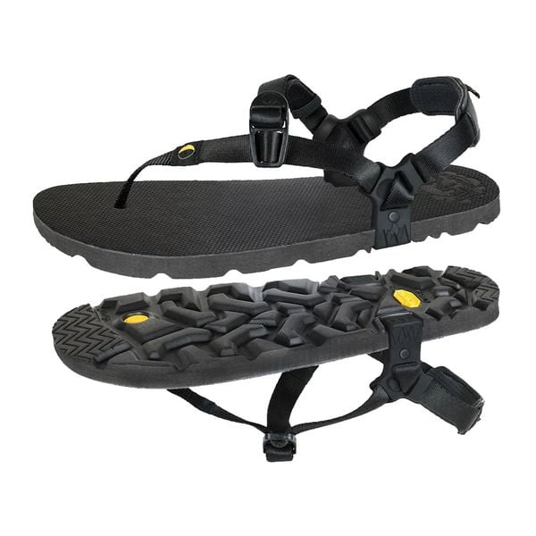 Dép Unisex Luna Sandals Mono Winged - Black