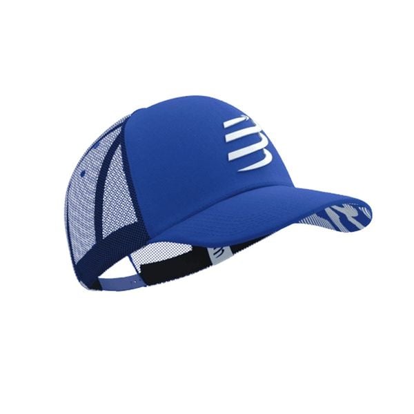Mũ Thể Thao Compressport Trucker Cap - Dazz Blue/White
