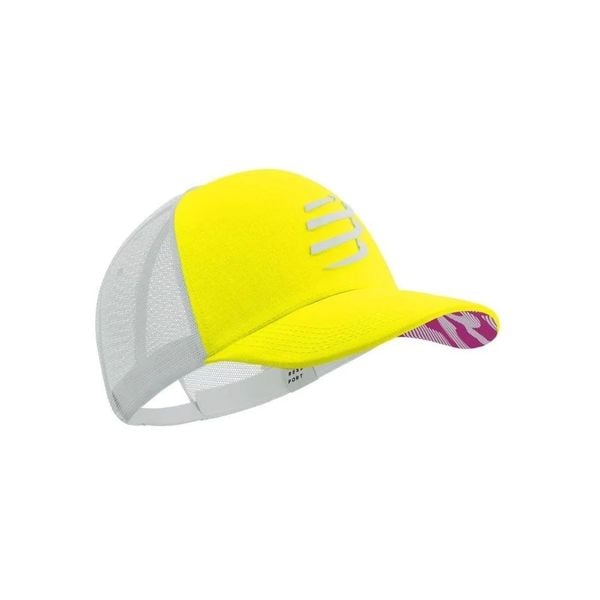 Mũ Thể Thao Compressport Trucker Cap - Safe Yellow/White