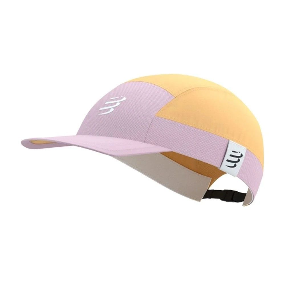  Mũ Thể Thao Compressport 5 Panel Light Cap-Buff Orange/Roseate 