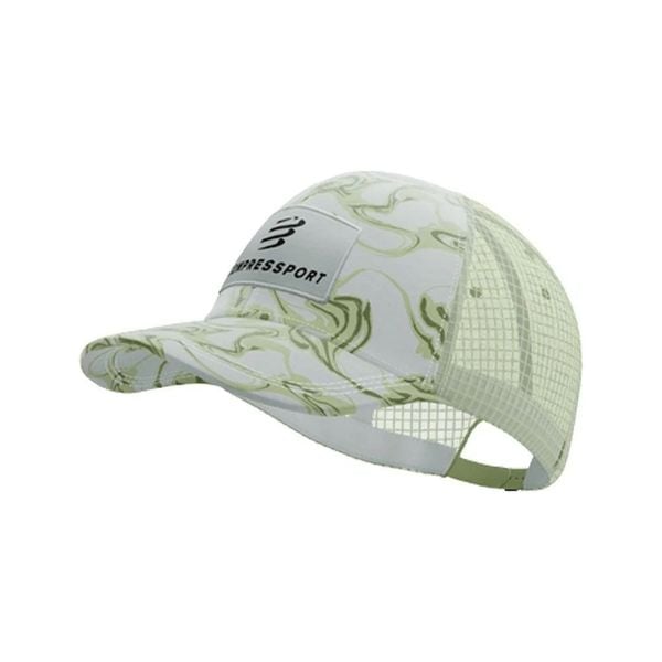 Mũ Thể Thao Compressport Trucker 6P Cap-Green Camo