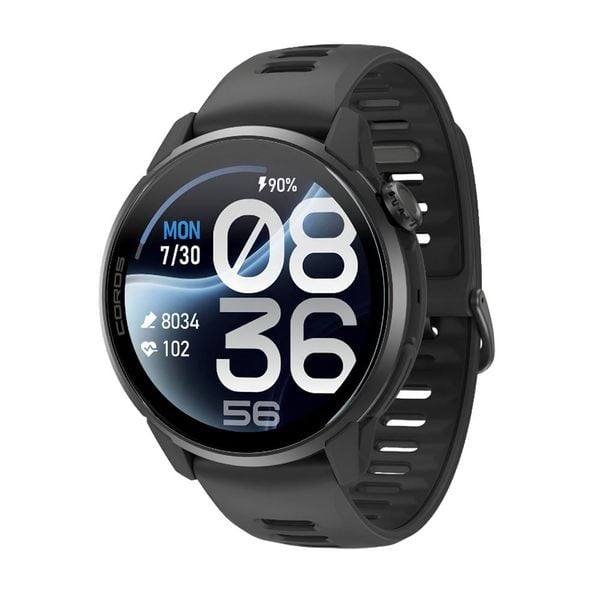Đồng hồ chạy bộ, thể thao GPS Coros Pace 4 Pro - Silicone - Black