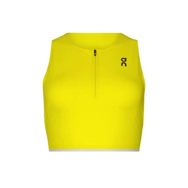 Áo Chạy Bộ Nữ On Running Women's Race Crop - Lime