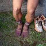  Tất Xỏ Ngón Chạy Địa Hình Injinji Trail Midweight Crew - Chestnut 