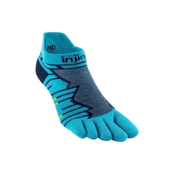 Tất Xỏ Ngón Chạy Đường Dài Injinji Ultra Run No Show - Pacific Blue