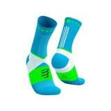  Tất Chạy Trail Compressport Ultra Trail Socks V2.0 - BLUE/NEON GREEN 