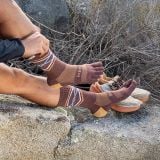  Tất Xỏ Ngón Chạy Địa Hình Injinji Trail Midweight Crew - Chestnut 
