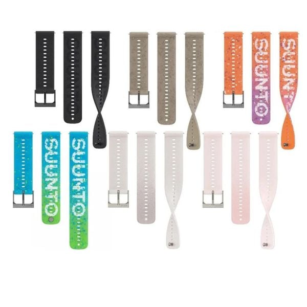 Dây Đồng Hồ Suunto 22mm Athletic 6 Silicone Strap S+M