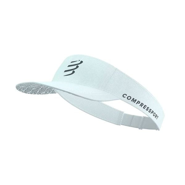 Mũ Chạy Bộ Compressport Ultralight Visor – White