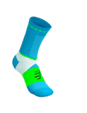  Tất Chạy Trail Compressport Ultra Trail Socks V2.0 - BLUE/NEON GREEN 