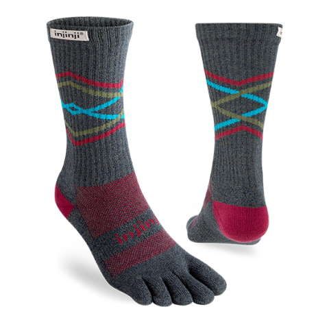 Tất Xỏ Ngón Chạy Địa Hình Injinji Trail Midweight Crew - Peak
