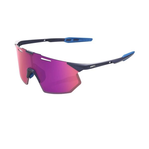 Kính 100% Hypercraft SQ Satin Storm Metallic - Purple Mirror Lens