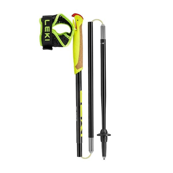 Gậy Chạy Địa Hình LEKI Evotrail FX.One TA - Black/Dark Anthracite/Neon Yellow