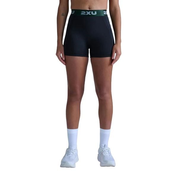 Quần Bó Cơ Nữ 2xu Everyday Compression 3 Inch Shorts - EVG/BLK