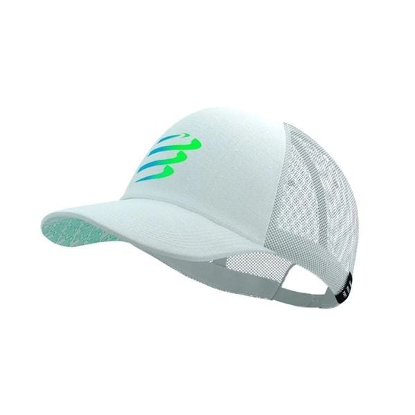 Mũ Thể Thao Compressport Trucker Cap - Star White/Blue Green
