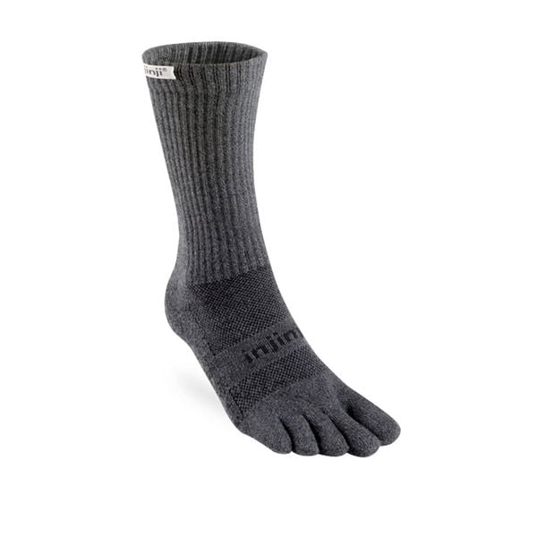 Tất Xỏ Ngón Chạy Địa Hình Injinji Trail Midweight Crew - Granite