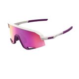  Kính 100% SLENDALE Matte Chalk - Purple Mirror Lens 