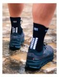  Tất Chạy Bộ Compresspot Pro Racing Socks v4.0 Ultralight Run High - BLACK/WHITE 