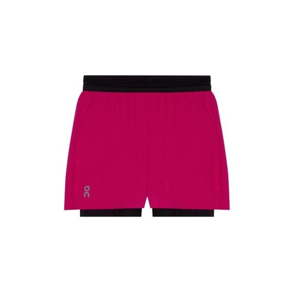 Quần Chạy Bộ Nữ On Running Women's 3" Performance 2/1 Shorts - Grenadine/Black
