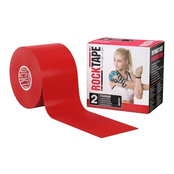 Băng Dán Cơ Thể Thao ROCKTAPE STD Tape 5cm x 5m - Red